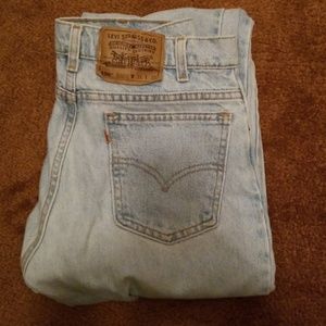 Levi's Light Wash Relaxed Fit Tapered Leg Jeans